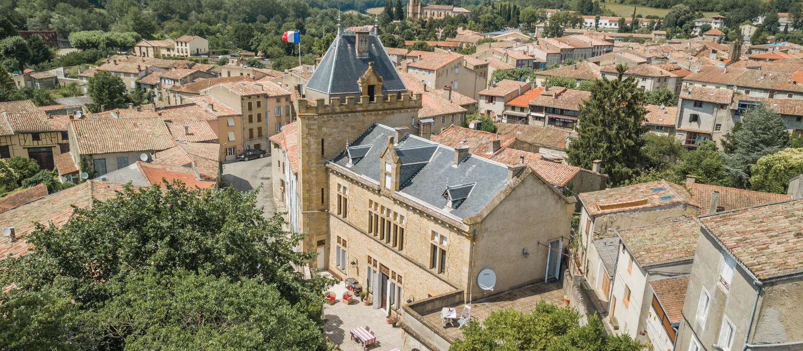 French Chateau Art Holiday