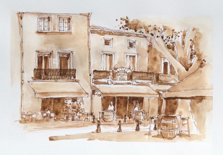 Croquis Café: Sketching with a limited palette