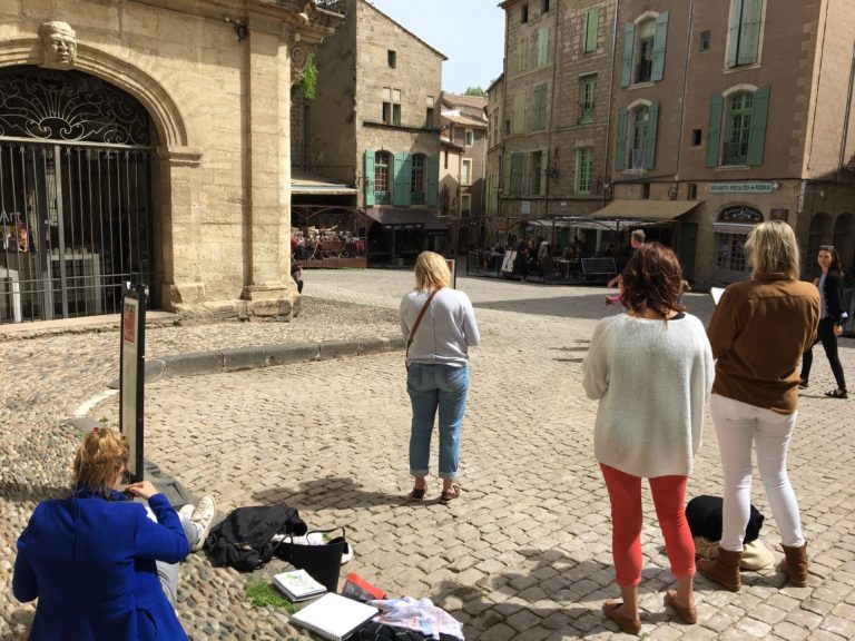Watercolour Sketching workshop Pézenas