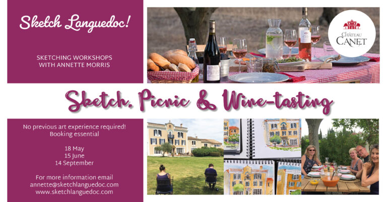 Sketch & Picnic at Chateau Canet