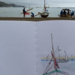 misty morning - first sketch
