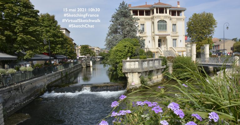 Sketching France – L’Isle sur la Sorgue