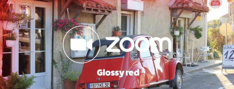 Zoom workshop – Glossy red!