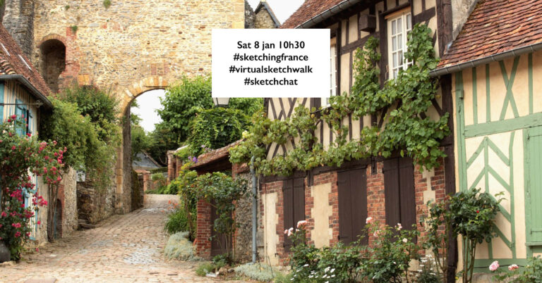 Sketching France – Gerberoy