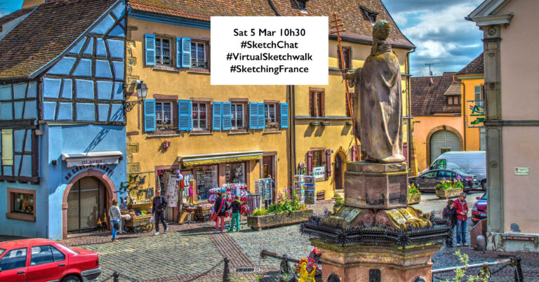 Sketching France – Eguisheim