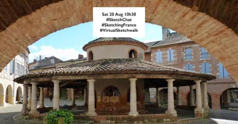 Sketching France – Auvillar