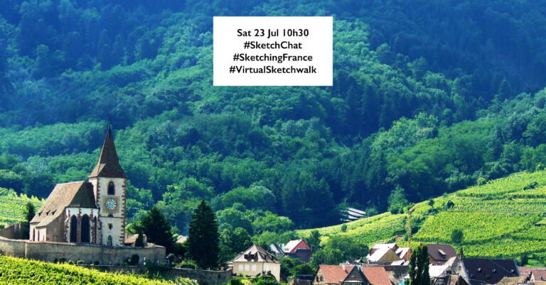 Sketching France – Hunawihr