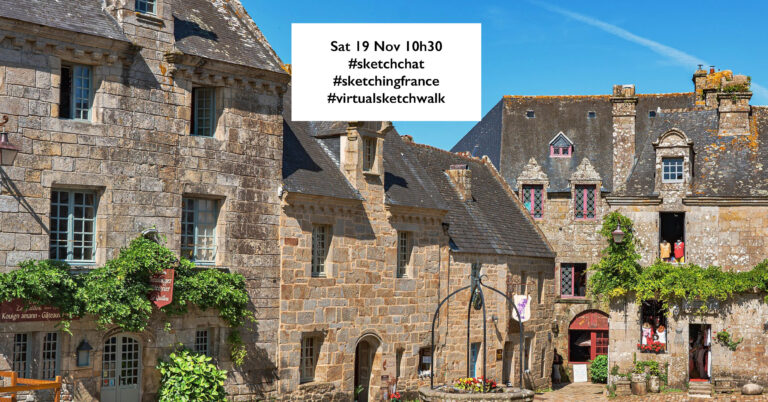 Sketching France – Locronan
