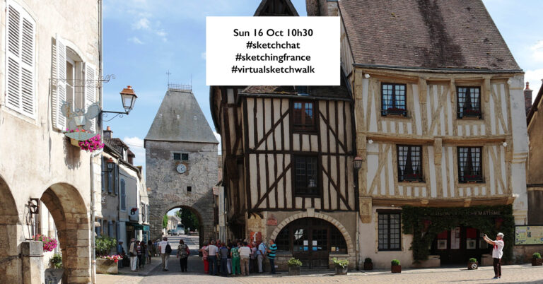 Sketching France – Noyers