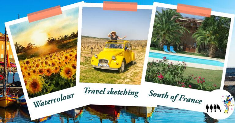 South of France Travel Sketching Tour